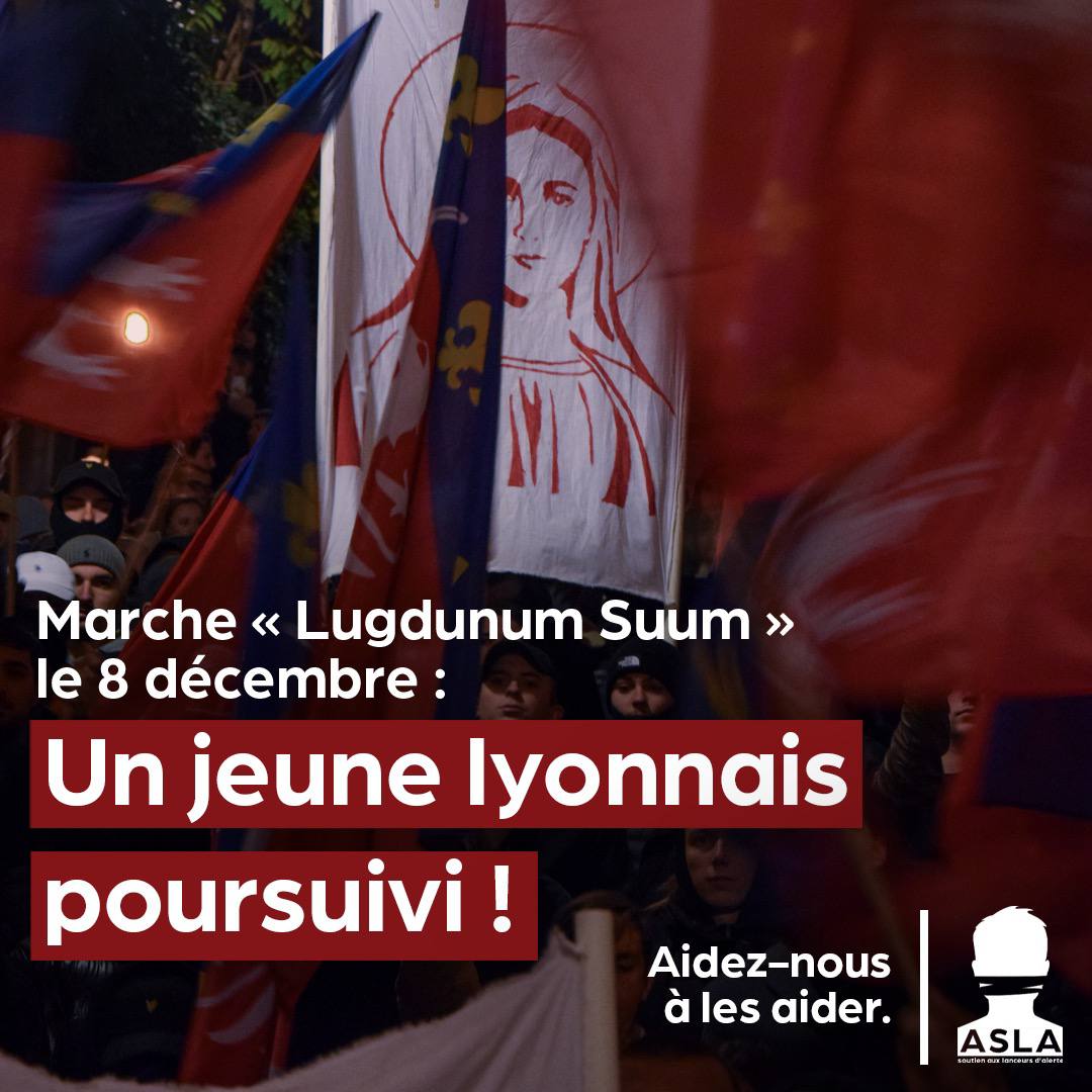 Le harcèlement judiciaire continue : un jeune Lyonnais poursuivi pour une marche en l’honneur de la vierge Marie