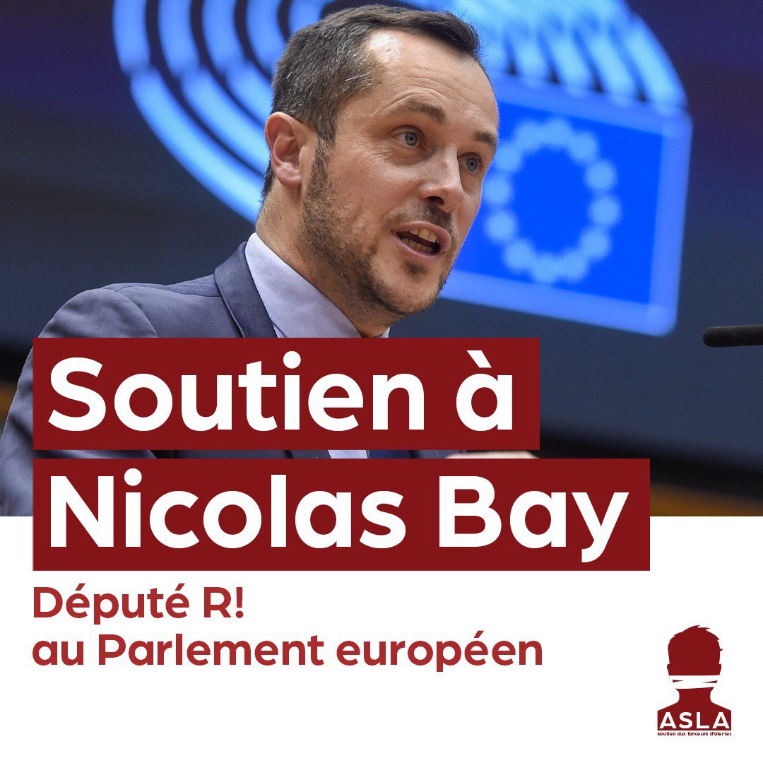 Soutien à Nicolas Bay, député européen dont l’immunité parlementaire vient d’être levée !