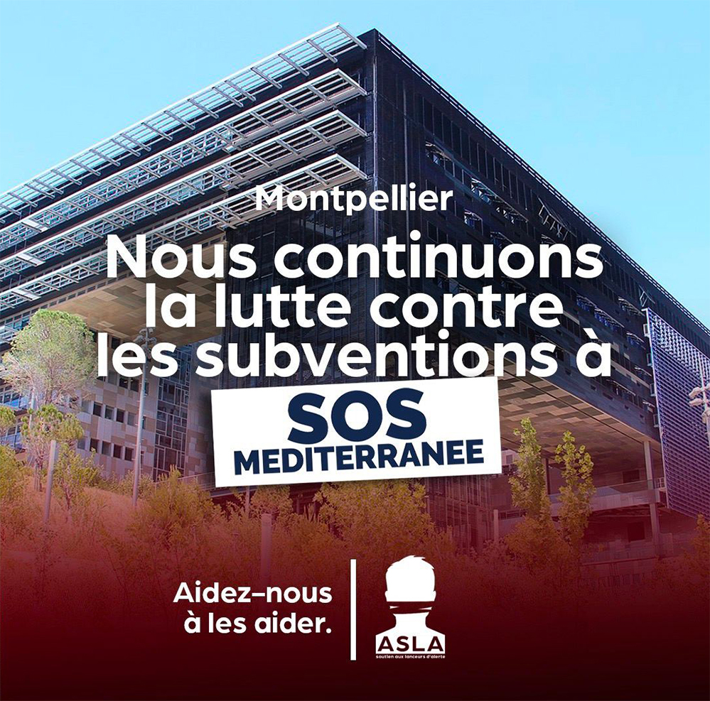 15 000 € accordés par la mairie de Montpellier à SOS Méditerranée : la justice refuse l’annulation