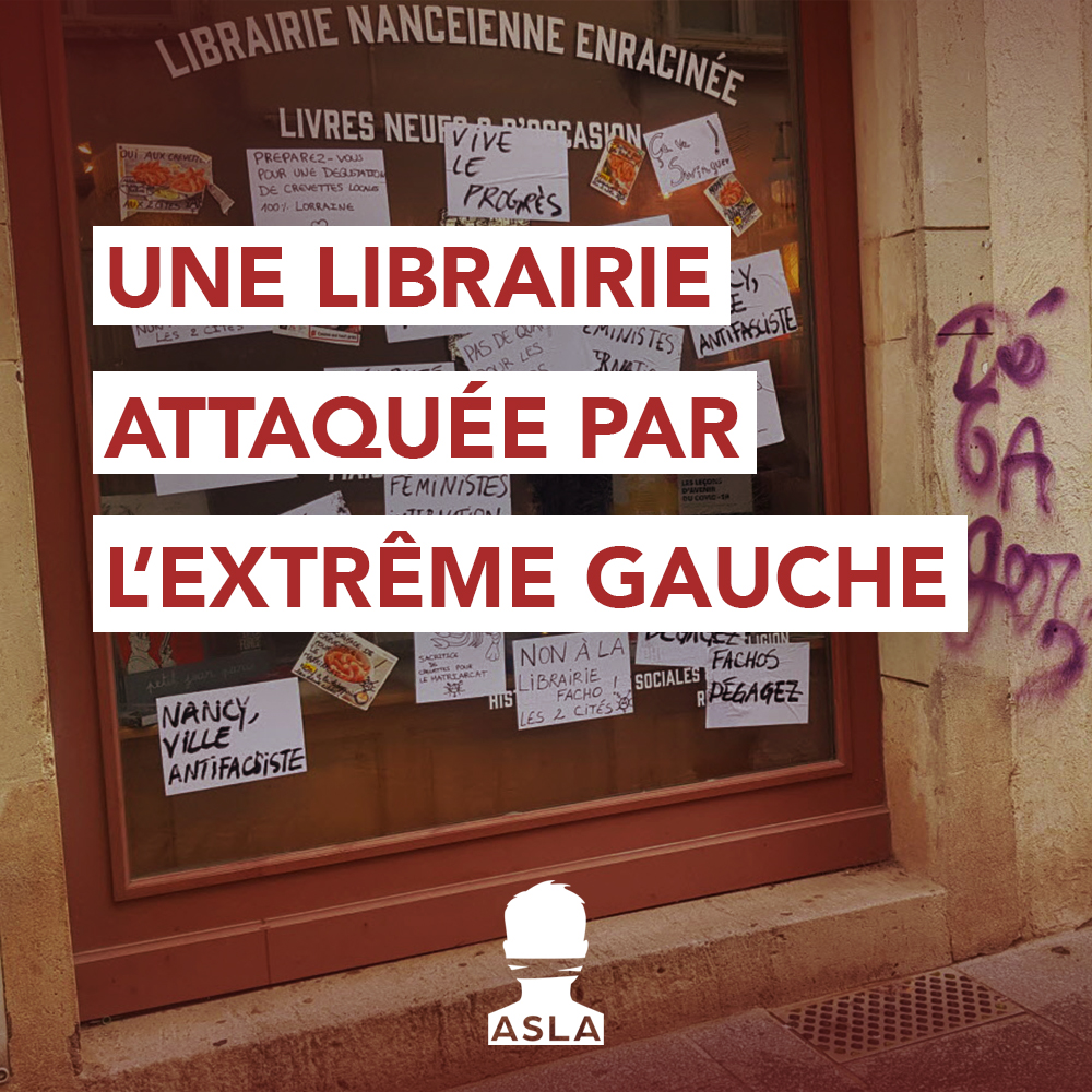 Attaquée plus de 30 fois par l’extrême gauche en deux ans : soutenons la librairie Les Deux Cités !