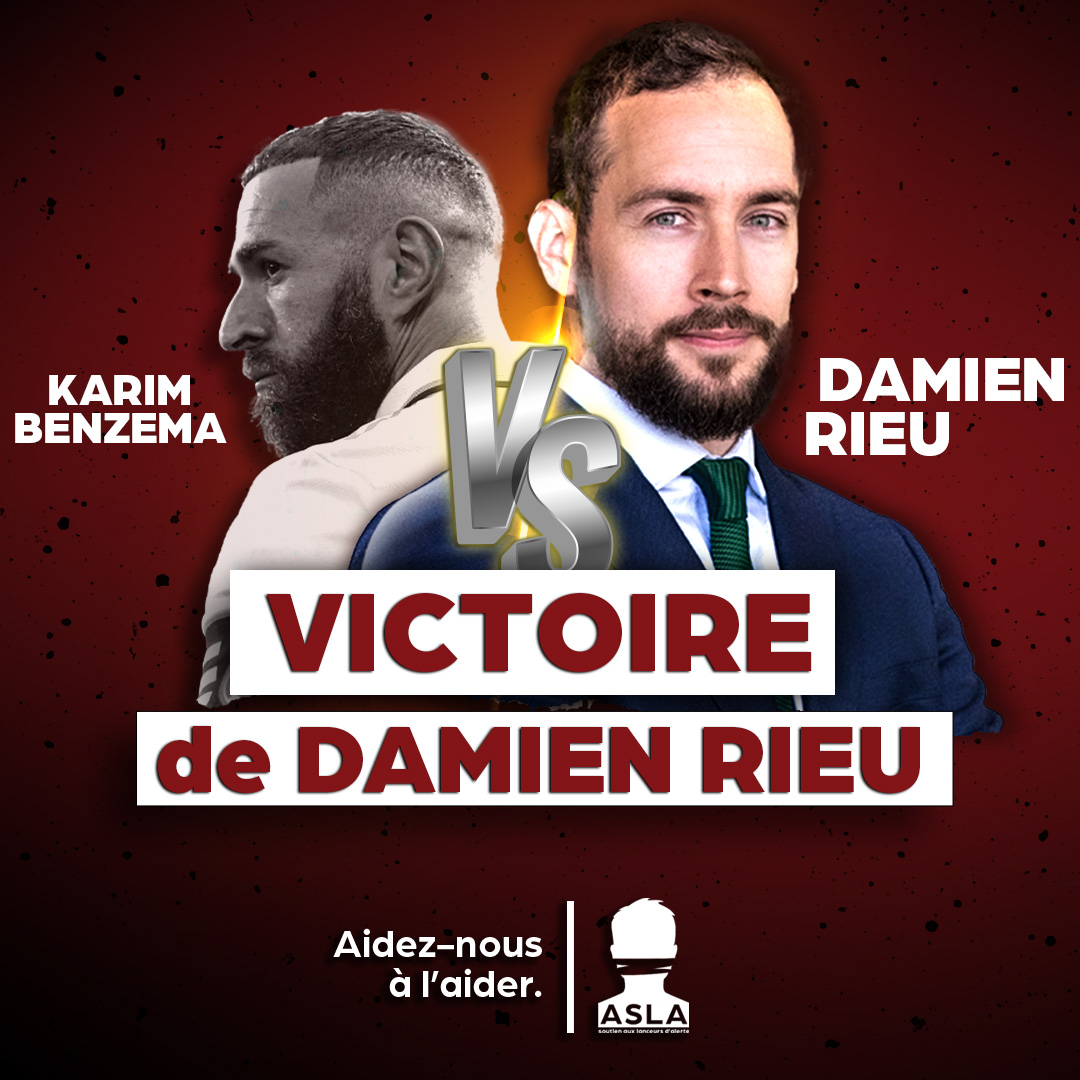 Victoire de Damien Rieu contre Karim Benzema !