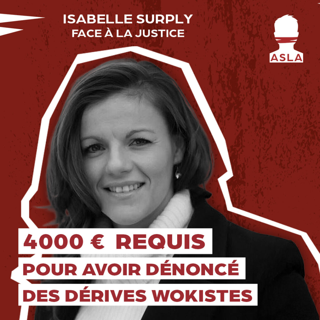 4000 € pour avoir dénoncé des dérives wokistes : Isabelle Surply face à la justice