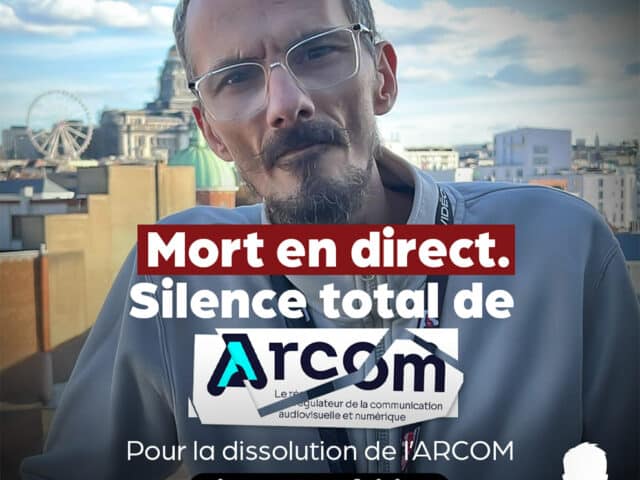 Mort en direct. Silence total de l’ARCOM