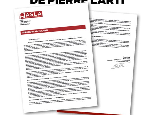 Défendre les lanceurs d’alerte contre SOS Méditerranée, une question de salubrité démocratique !