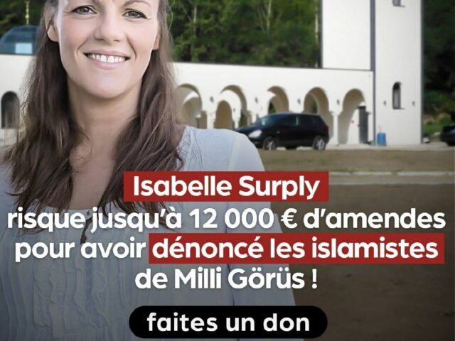 Isabelle Surply est traînée en justice car elle a alerté en direct sur CNEWS sur la mosquée de Saint-Chamond (42) qui appartient à la Confédération islamique Milli Görüs, mouvance islamiste turque classée dans le rapport officiel du ministère de l’Intérieur sur l’entrisme islamiste de 2025.