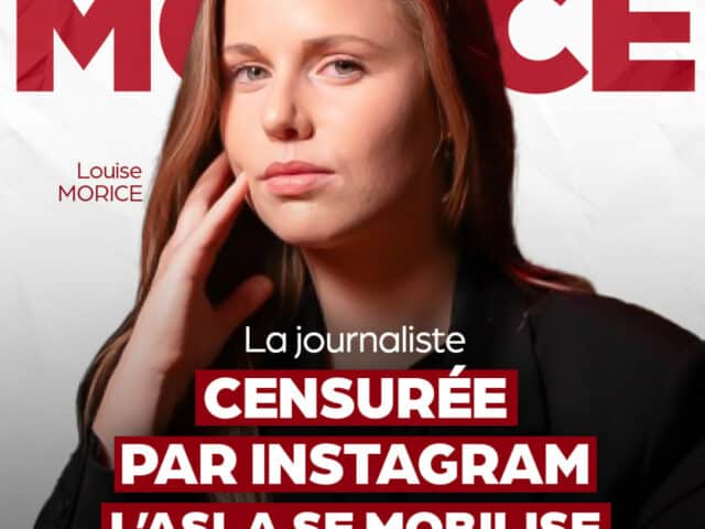 La journaliste Louise Morice censurée par Instagram