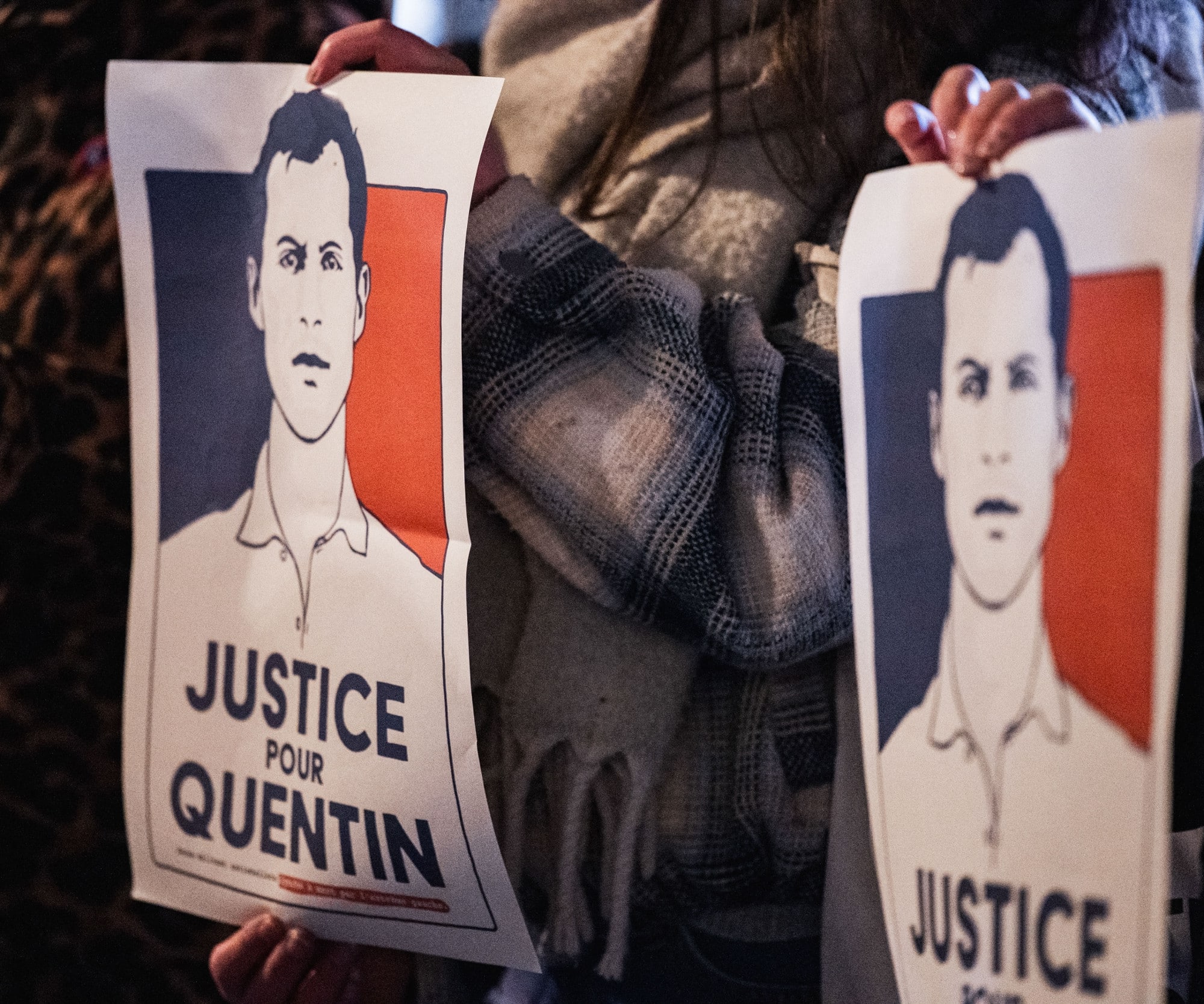 Soutien aux 8 militants condamnés pour l'action Justice pour Quentin